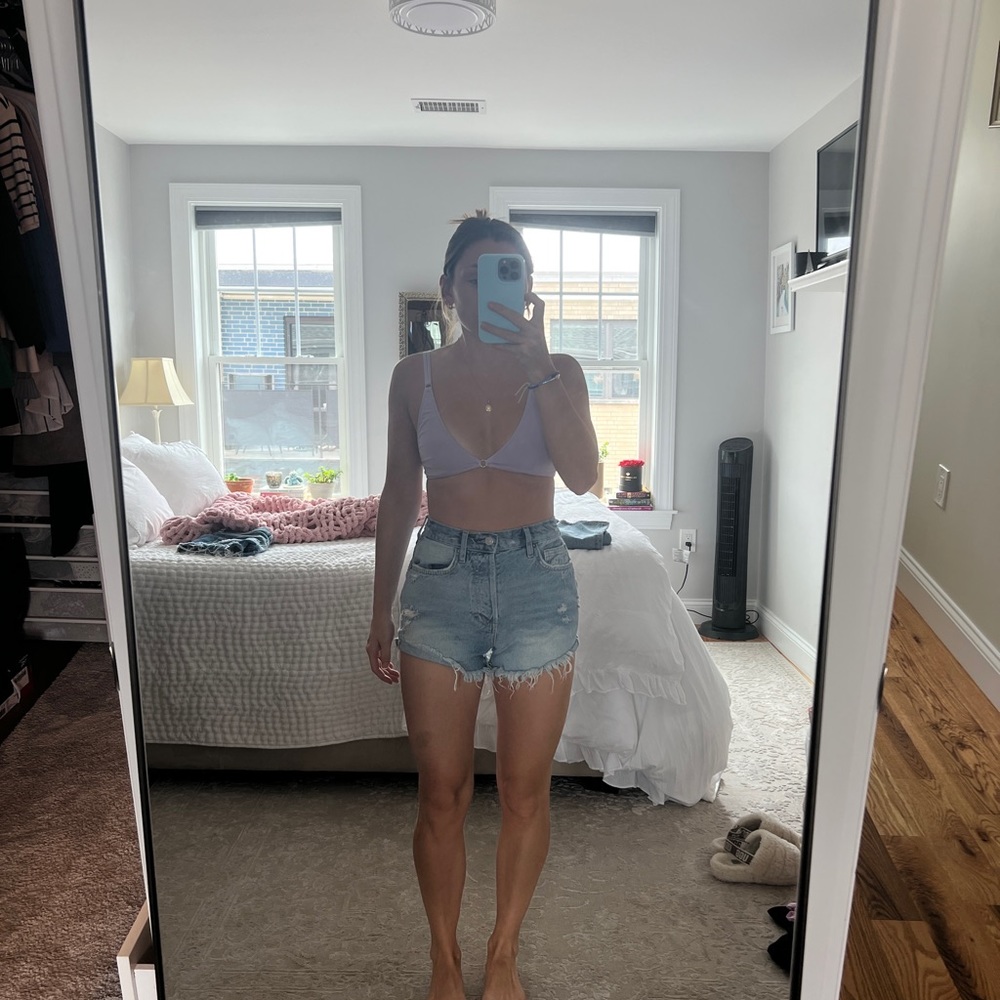We the free lasso denim short